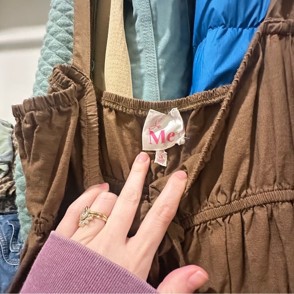 Brown jogger jumpsuit - Picture 2 of 6